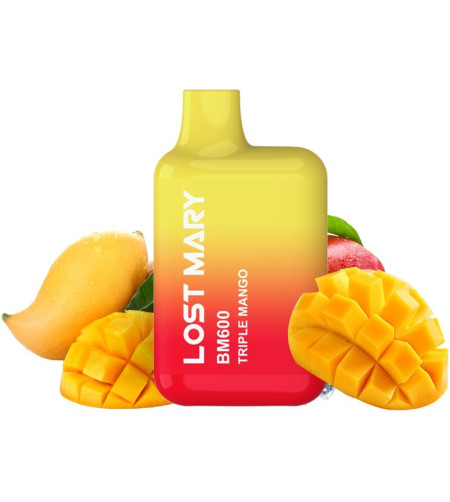 LOST MARY - BM600 VAPER NICOTINE 2% JETABLE TRIPLE MANGUE