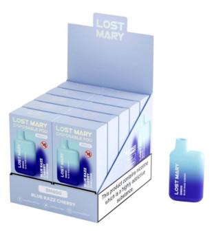 LOST MARY - BM600 VAPER NICOTINE 2% JETABLE BLUE RAZZ CHERRY