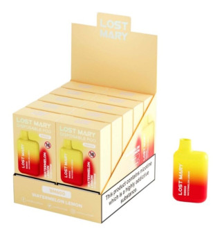 LOST MARY - BM600 VAPER NICOTINE 2% JETABLE PASTÈQUE CITRON