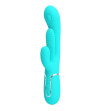 PRETTY LOVE - SHANIA TRIPLE RABBIT VIBRATEUR MULTIFONCTION 3 EN 1 BLEU