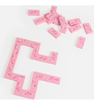 SECRETPLAY - JEU DE DOMINOS EN BOIS KINKY