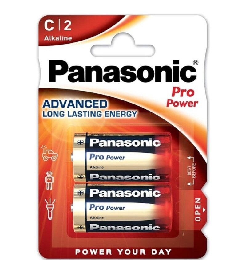 PANASONIC - PILE ALCALINE C PRO POWER LR14 BLISTER*2