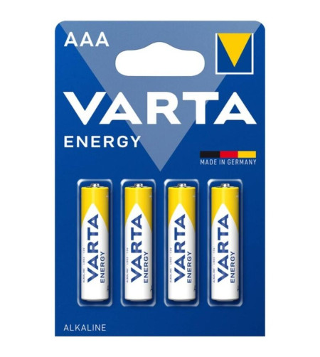 VARTA - PILE ALCALINE ENERGY AAA LR03 BLISTER*4
