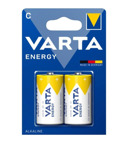VARTA - PILE ALCALINE ENERGY C LR14 BLISTER*2