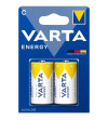 VARTA - PILE ALCALINE ENERGY C LR14 BLISTER*2