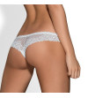 OBSESSIVE - STRING ALABASTRA CROCHLESS BLANC S/M