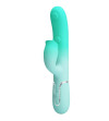 PRETTY LOVE - VIBRATEUR LAPIN MULTIFONCTION GIGI VERT AQUA