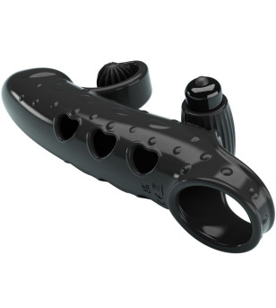 ROMANCE - MANCHON PÉNIS VIBRANT NOIR