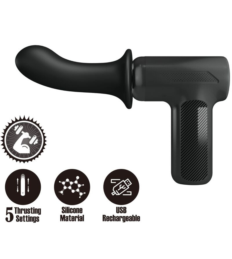 PRETTY LOVE - MASSEUR DJ DOCTOR 5 RÉGLAGES NOIR