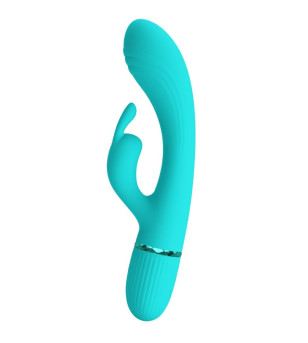 PRETTY LOVE - VIBRATEUR SCOCCO LAPIN TURQUOISE