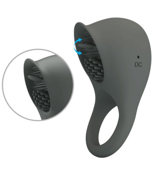 PRETTY LOVE - NIMBUS ANNEAU VIBRATEUR AVEC LANGUE GRIS