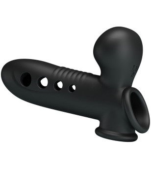 PRETTY LOVE - MANCHON PÉNIS CRANE AVEC AIRBAG NOIR