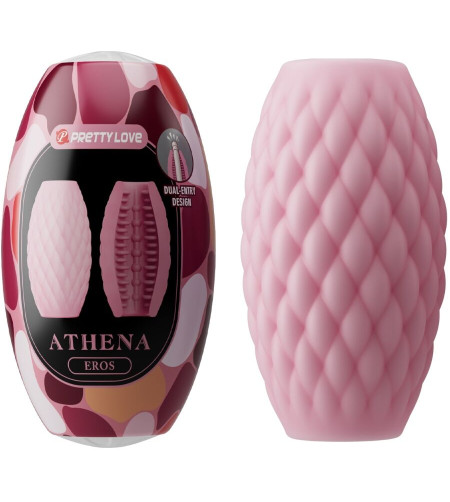 PRETTY LOVE - MASTURBATEUR POUR HOMME EN SILICONE ATHENA EROS ROSE