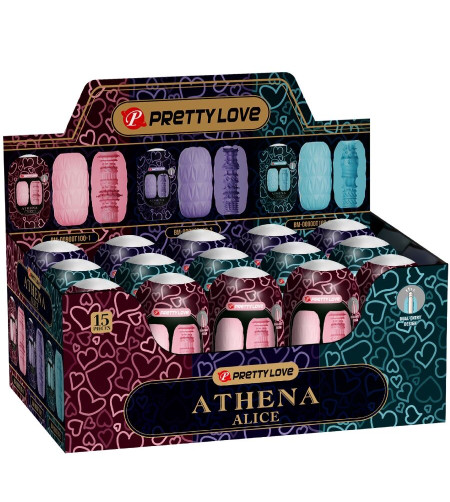 PRETTY LOVE - ATHENA ALICE PACK 15 MASTURBATEURS MASCULINS DIVERS