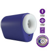 PRETTY LOVE - MASTURBATEUR POUR HOMME DJ LADY AVEC VIBRATION 5 RÉGLAGES VIOLET