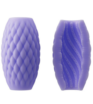 PRETTY LOVE - MASTURBATEUR POUR HOMME EN SILICONE ATHENA EROS VIOLET