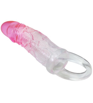 PRETTY LOVE - ODES GAINE D'AGRANDISSEMENT RÉALISTE DE 2 CM POUR PÉNIS ROSE