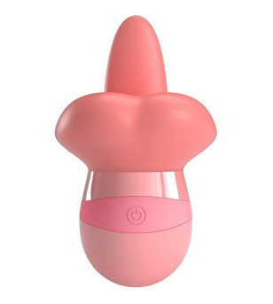 PRETTY LOVE - STIMULATEUR DE CLITORIS KYLEE TONGUE 10 VIBRATIONS ROSE NUDE