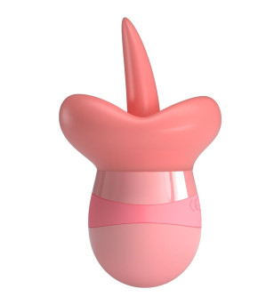 PRETTY LOVE - STIMULATEUR DE CLITORIS KYLEE TONGUE 10 VIBRATIONS ROSE NUDE