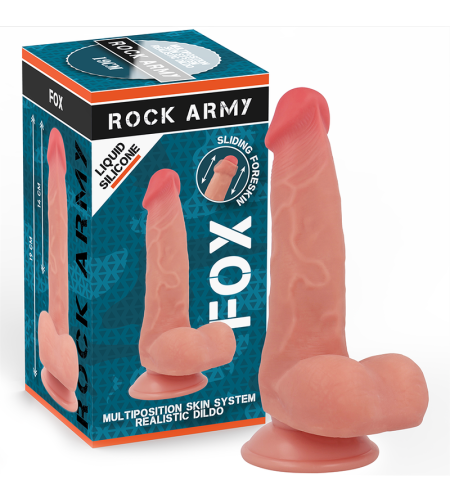ROCKARMY - RENARD EN SILICONE LIQUIDE 19 CM -O- 3,2 CM
