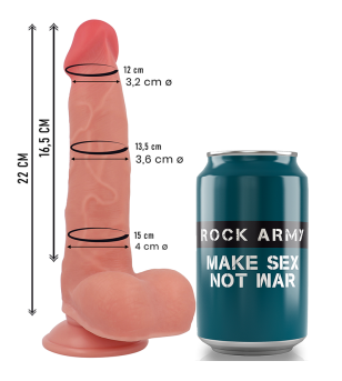ROCKARMY - RANGER EN SILICONE LIQUIDE 22 CM -O- 3,6 CM