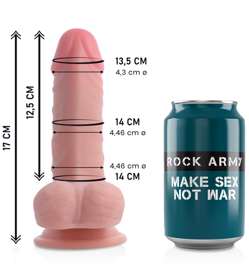 ROCKARMY - PANZER DOUBLE DENSITÉ 17 CM -O- 4.46 CM