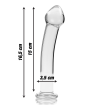 NEBULA SERIES BY IBIZA - MODÈLE 11 GODE EN VERRE BOROSILICATE ROSE 16 CM -O- 3 CM
