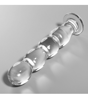 NEBULA SERIES BY IBIZA - MODÈLE 10 GODE EN VERRE BOROSILICATE ROSE 16.5 CM -O- 3.5 CM