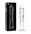 NEBULA SERIES BY IBIZA - MODÈLE 12 GODE EN VERRE BOROSILICATE ROSE 17 CM -O- 3.5 CM
