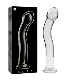 NEBULA SERIES BY IBIZA - MODÈLE 18 GODE EN VERRE BOROSILICATE ROSE 18.5 CM -O- 3.5 CM