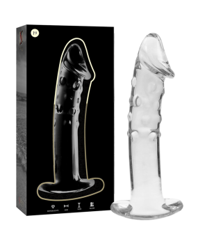 NEBULA SERIES BY IBIZA - MODÈLE 19 GODE EN VERRE BOROSILICATE ROSE 18.5 CM -O- 4 CM