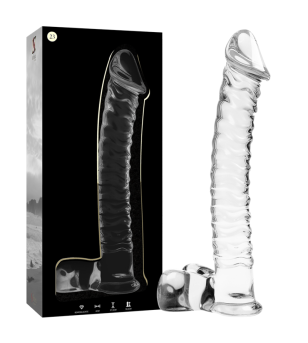 NEBULA SERIES BY IBIZA - MODÈLE 23 GODE EN VERRE BOROSILICATE ROSE 21.5 CM -O- 4 CM