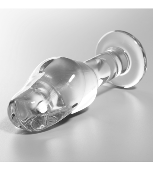 NEBULA SERIES BY IBIZA - PLUG ANAL MODÈLE 6 VERRE BOROSILICATE ROSE 12.5 CM -O- 4 CM