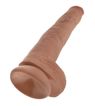 KING COCK PÉNIS RÉALISTE AVEC TESTICULES 35,6 CM