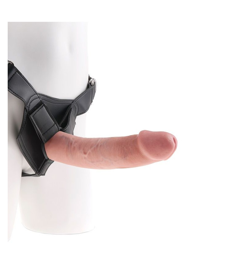 KING COCK - HARNAIS AVEC PÉNIS NATUREL RÉALISTE 22,9 CM