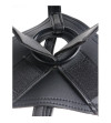 KING COCK - HARNAIS AVEC PÉNIS NOIR RÉALISTE 22,9 CM