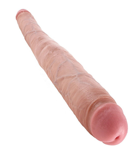 KING COCK GODE DOUBLE NATUREL 40.6 CM
