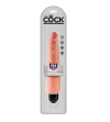 KING COCK - VIBRATEUR RÉALISTE ET RIGIDE 23 CM - NATUREL