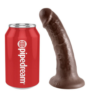 KING COCK 6" PÉNIS MARRON 15,2 CM