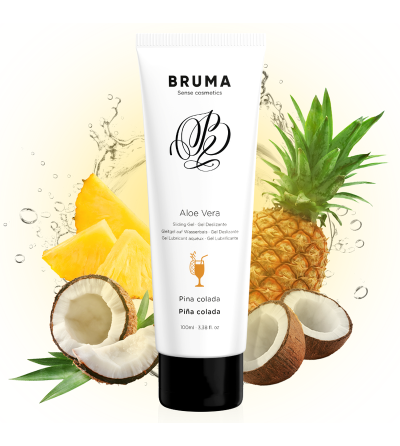 BRUMA - GEL GLISSANT À L''ALOE VERA SAVEUR PINA COLADA 100 ML