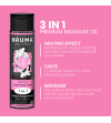 BRUMA - HUILE DE MASSAGE PREMIUM EFFET CHALEUR SAVEUR GOMME 3 EN 1 - 100 ML