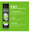 BRUMA - HUILE DE MASSAGE PREMIUM EFFET CHALEUR SAVEUR DE PASTÈQUE 3 EN 1 - 100 ML