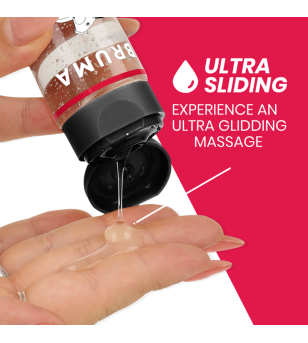 BRUMA - HUILE DE MASSAGE PREMIUM EFFET CHALEUR SAVEUR FRAISE 3 EN 1 - 100 ML