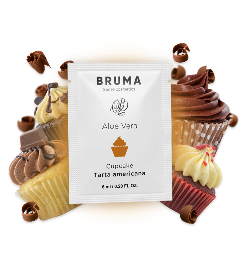BRUMA - GEL GLISSANT À L''ALOE VERA SAVEUR CUPCAKE 6 ML