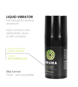 BRUMA - VIBRATEUR LIQUIDE ULTRA GLISSANT Pastèque 15 ML