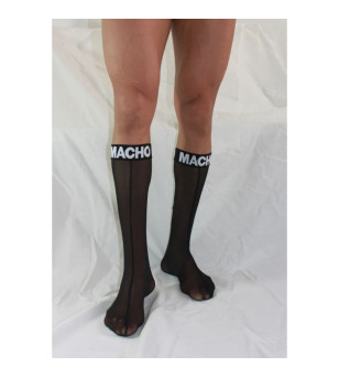 MACHO - CHAUSSETTES FINES TAILLE UNIQUE NOIRES