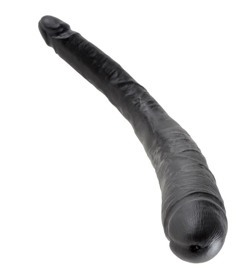 KING COCK DILDO DOBLE NEGRO 40.6 CM