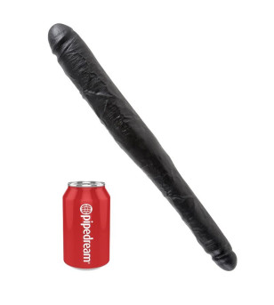 KING COCK DILDO DOBLE NEGRO 40.6 CM
