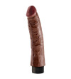KING COCK - BITE VIBRANTE MARRON 17,78 CM