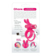 SCREAMING O - ANNEAU PÉNIEN DOUBLE RECHARGEABLE CON RABBIT HARE ROSE